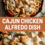 Cajun Chicken Alfredo Dish