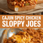 Cajun Spicy Chicken Sloppy Joes
