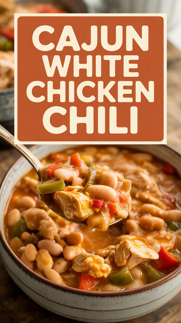 Cajun White Chicken Chili