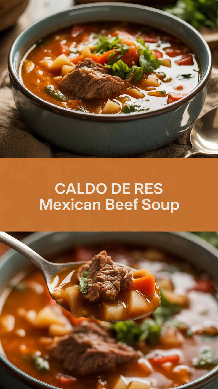 Caldo De Res Mexican Beef Soup