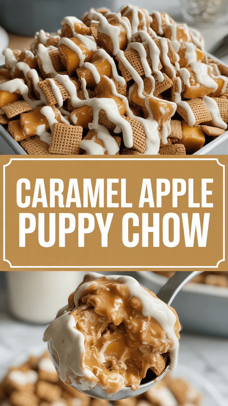 Caramel Apple Puppy Chow