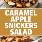 Caramel Apple Snickers Salad