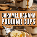 Caramel Banana Pudding Cups
