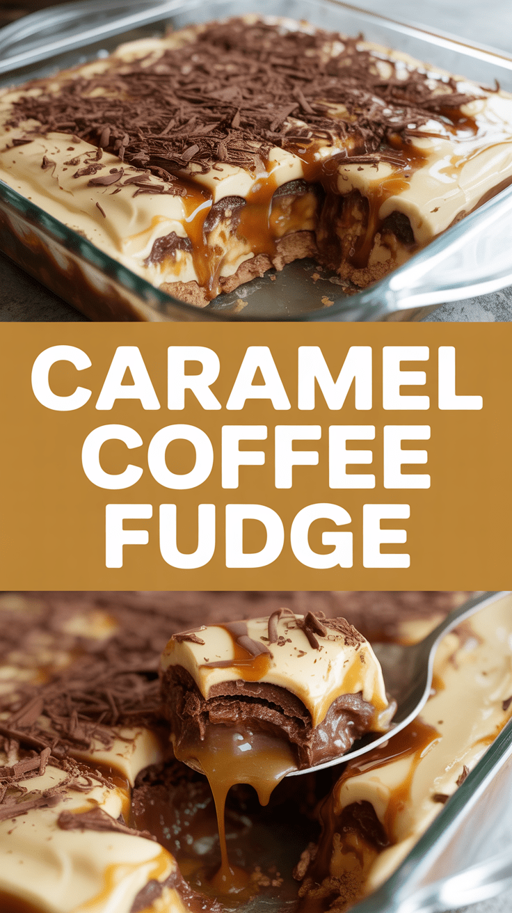 Caramel Coffee Fudge