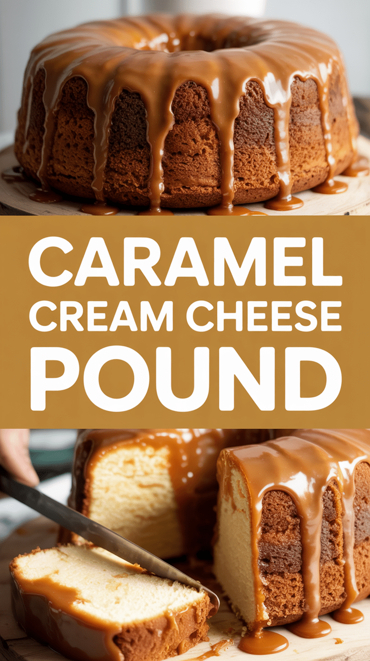Caramel Cream Cheese Pound