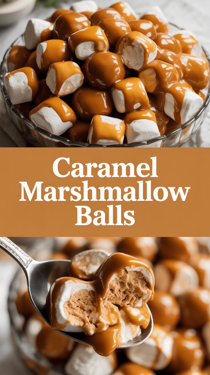 Caramel Marshmallow Balls