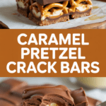 Caramel Pretzel Crack Bars