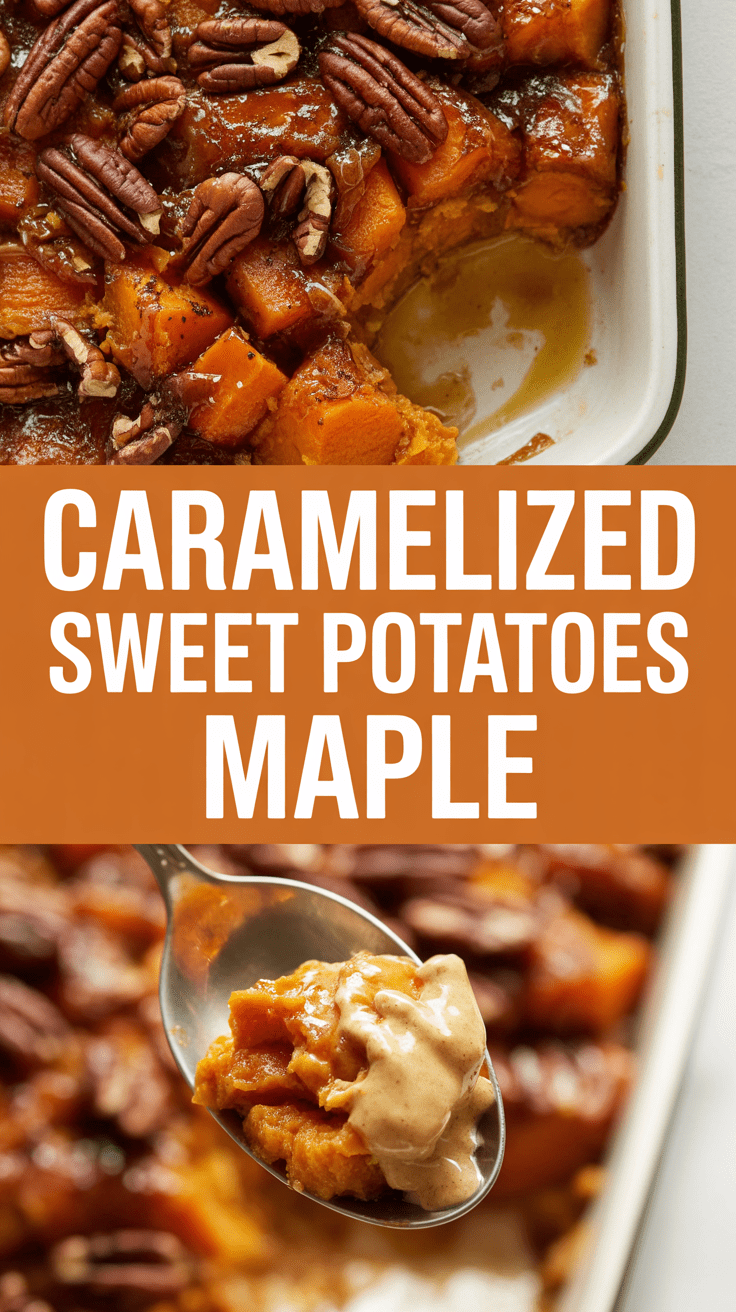 Caramelized Sweet Potatoes Maple