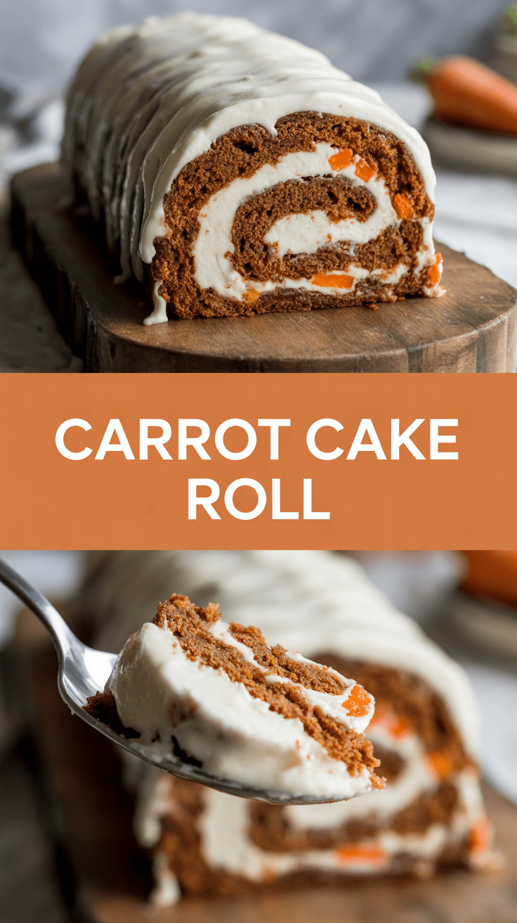 Carrot Cake Roll