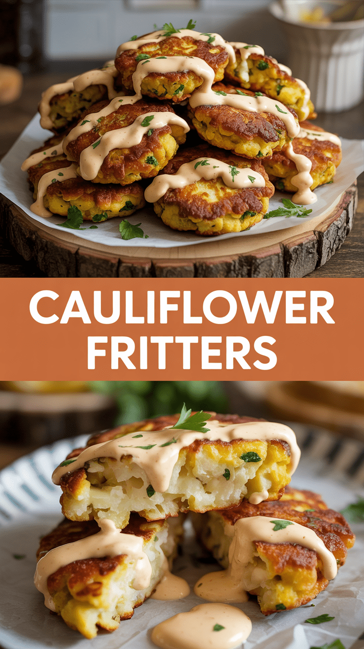 Cauliflower Fritters