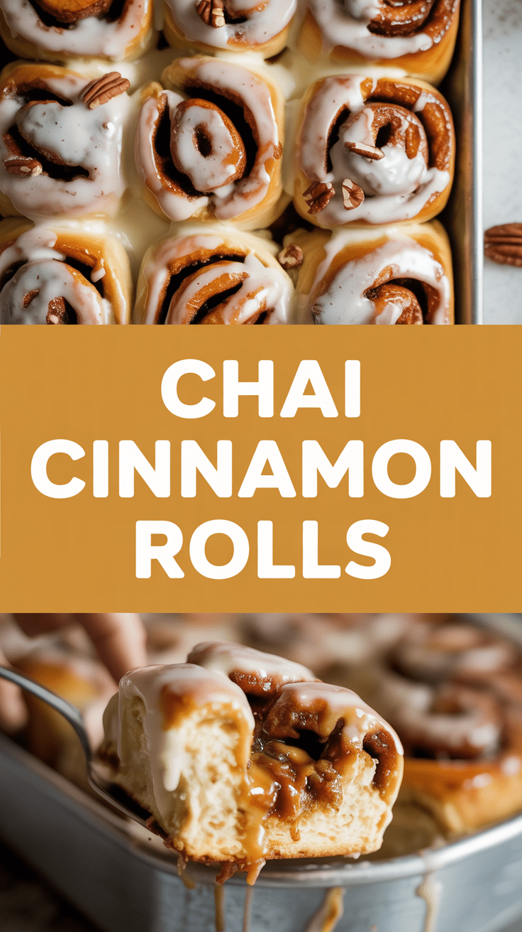 Chai Cinnamon Rolls