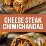 Cheese Steak Chimichangas