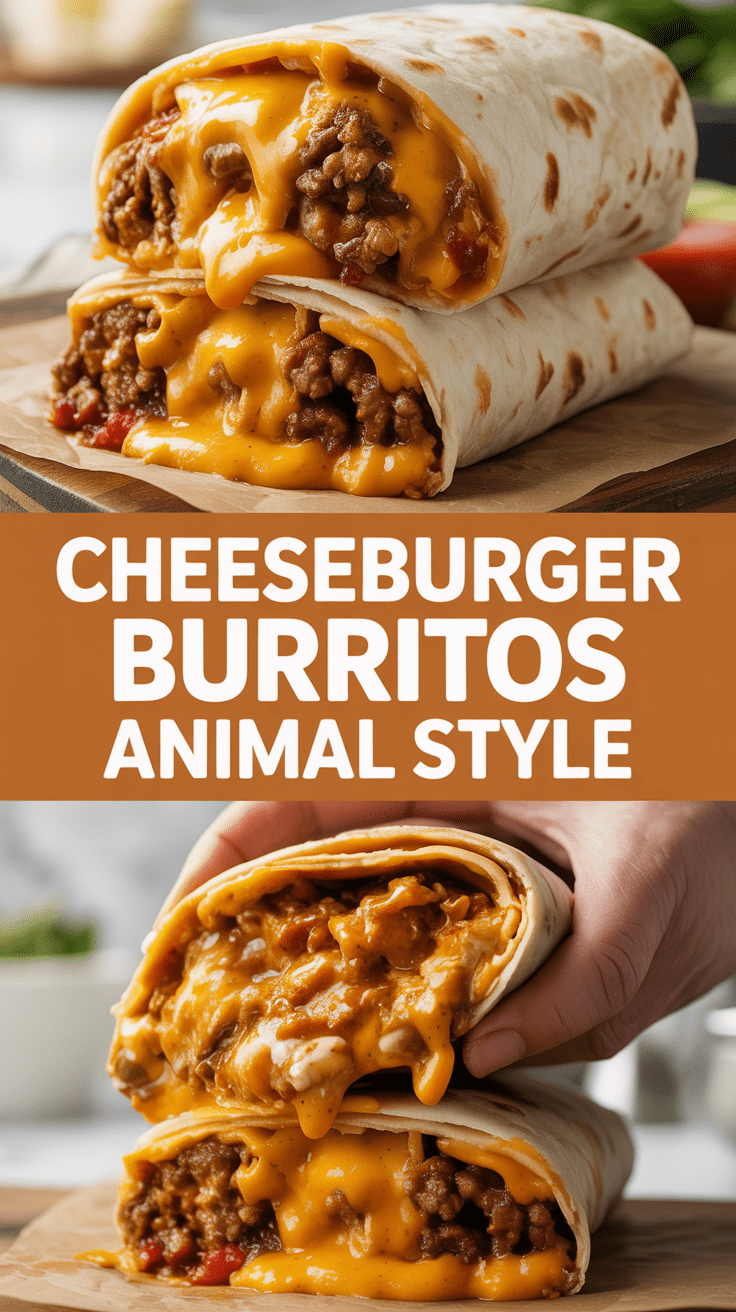 Cheeseburger Burritos Animal Style