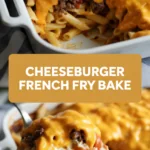 Cheeseburger French Fry Bake Cheeseburger French Fry Bake