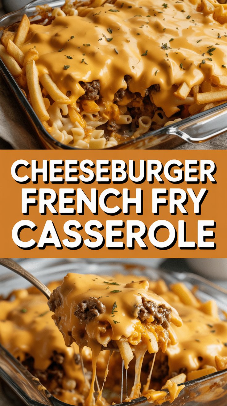 Cheeseburger French Fry Casserole