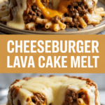 Cheeseburger Lava Cake Melt