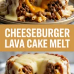 Cheeseburger Lava Cake Melt
