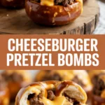 Cheeseburger Pretzel Bombs Cheeseburger Pretzel Bombs