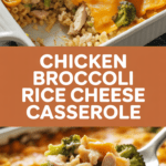 Chicken Broccoli Rice Cheese Casserole with Creamy Sauce Chicken Broccoli Rice Cheese Casserole with Creamy Sauce
