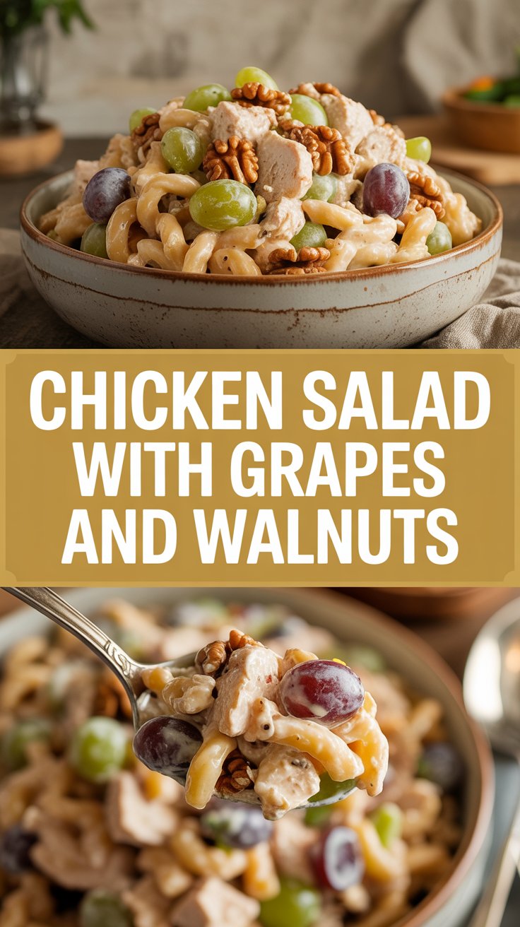 Chicken Salad with Grapes and Walnuts