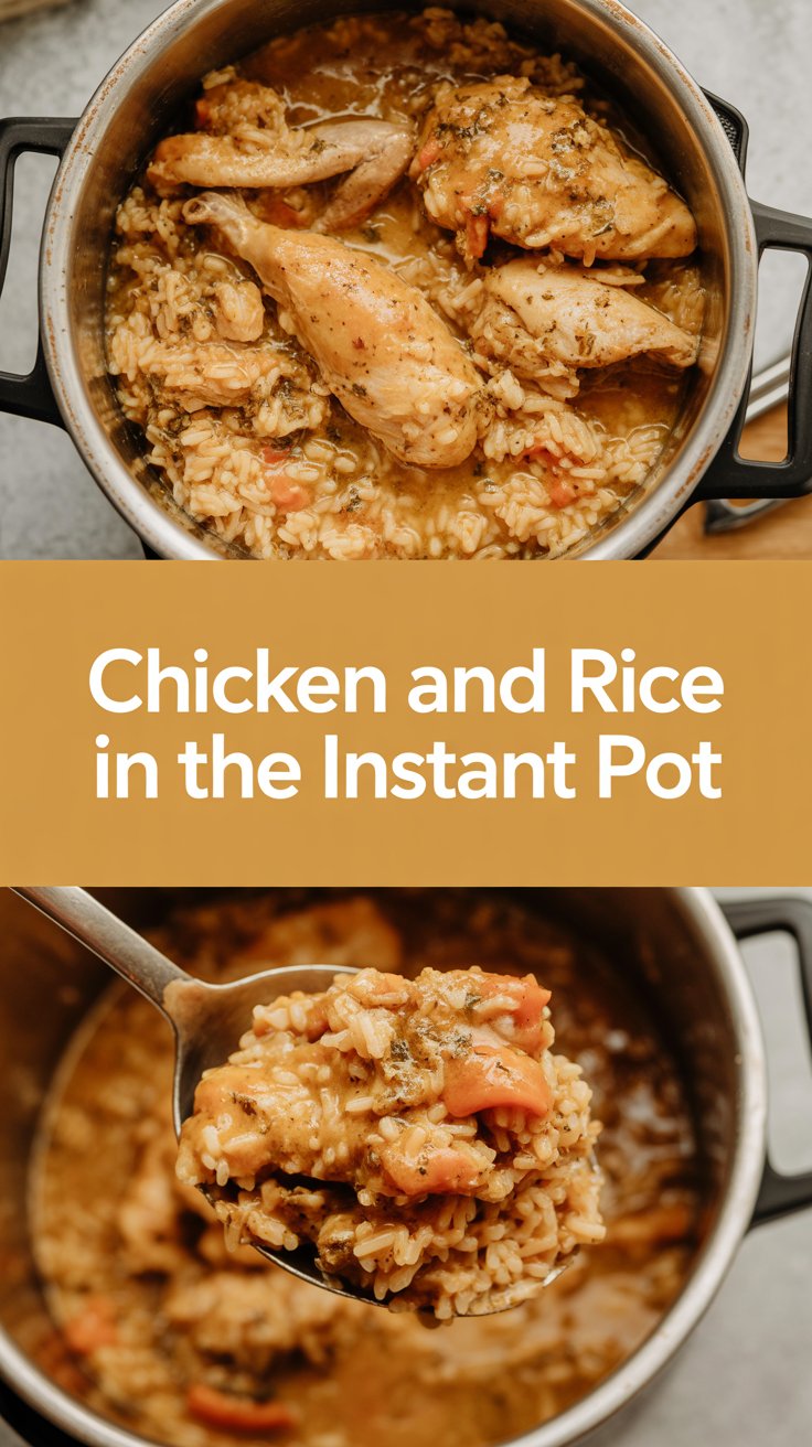 Chicken and Rice in the Instant Pot