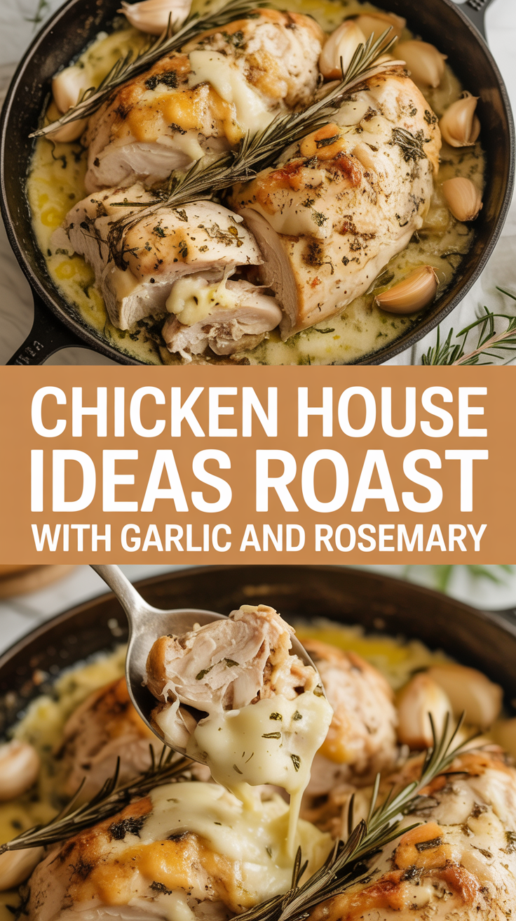 Chicken house ideas roast with garlic and rosemary