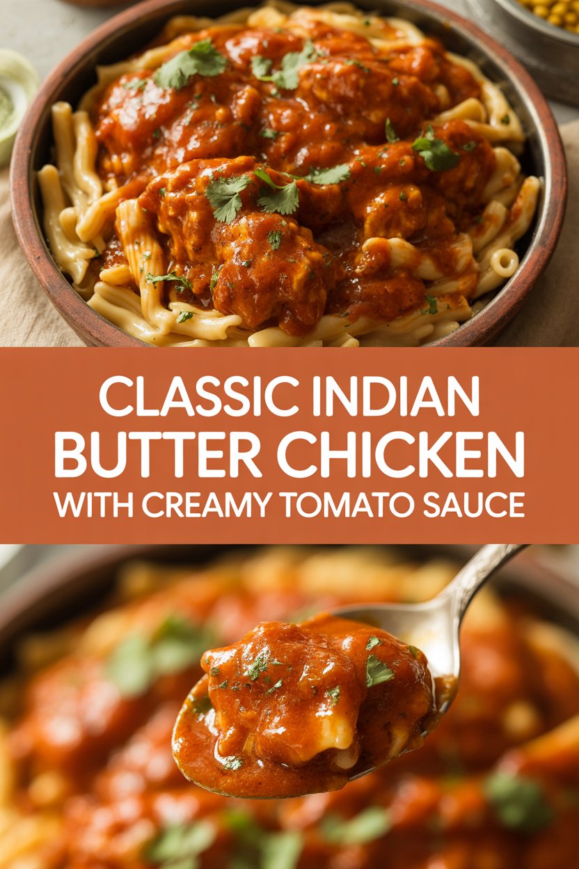 Classic Indian Butter Chicken with Creamy Tomato Sauce