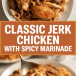Classic jerk chicken with spicy marinade Classic jerk chicken with spicy marinade