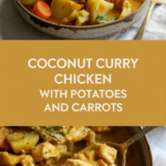 Coconut Curry Chicken with Potatoes and Carrots