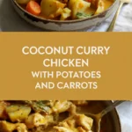 Coconut Curry Chicken with Potatoes and Carrots