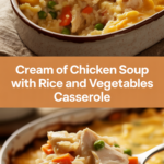 Cream of Chicken Soup with Rice and Vegetables Casserole Cream of Chicken Soup with Rice and Vegetables Casserole