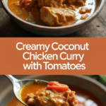 Creamy Coconut Chicken Curry with Tomatoes Creamy Coconut Chicken Curry with Tomatoes