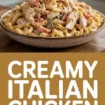 Creamy Italian Chicken Pasta Salad Creamy Italian Chicken Pasta Salad