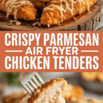Crispy Parmesan Air Fryer Chicken Tenders Crispy Parmesan Air Fryer Chicken Tenders