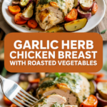 Garlic Herb Chicken Breast with Roasted Vegetables Garlic Herb Chicken Breast with Roasted Vegetables