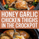 Honey Garlic Chicken Thighs in the Crockpot