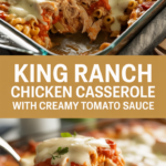 King Ranch Chicken Casserole with Creamy Tomato Sauce