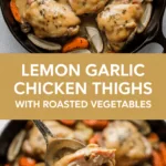 Lemon Garlic Chicken Thighs with Roasted Vegetables