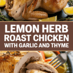Lemon Herb Roast Chicken with Garlic and Thyme