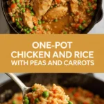 One-Pot Chicken and Rice with Peas and Carrots