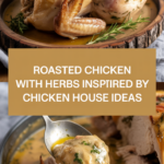 Roasted chicken with herbs inspired by chicken house ideas