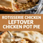 Rotisserie chicken leftover chicken pot pie
