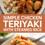 Simple Chicken Teriyaki with Steamed Rice Simple Chicken Teriyaki with Steamed Rice