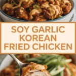 Soy Garlic Korean Fried Chicken with Scallions Soy Garlic Korean Fried Chicken with Scallions