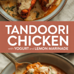 Tandoori chicken with yogurt and lemon marinade
