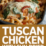 Tuscan chicken with sun-dried tomatoes and spinach Tuscan chicken with sun-dried tomatoes and spinach