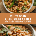 White Bean Chicken Chili with Green Chiles and Cilantro White Bean Chicken Chili with Green Chiles and Cilantro