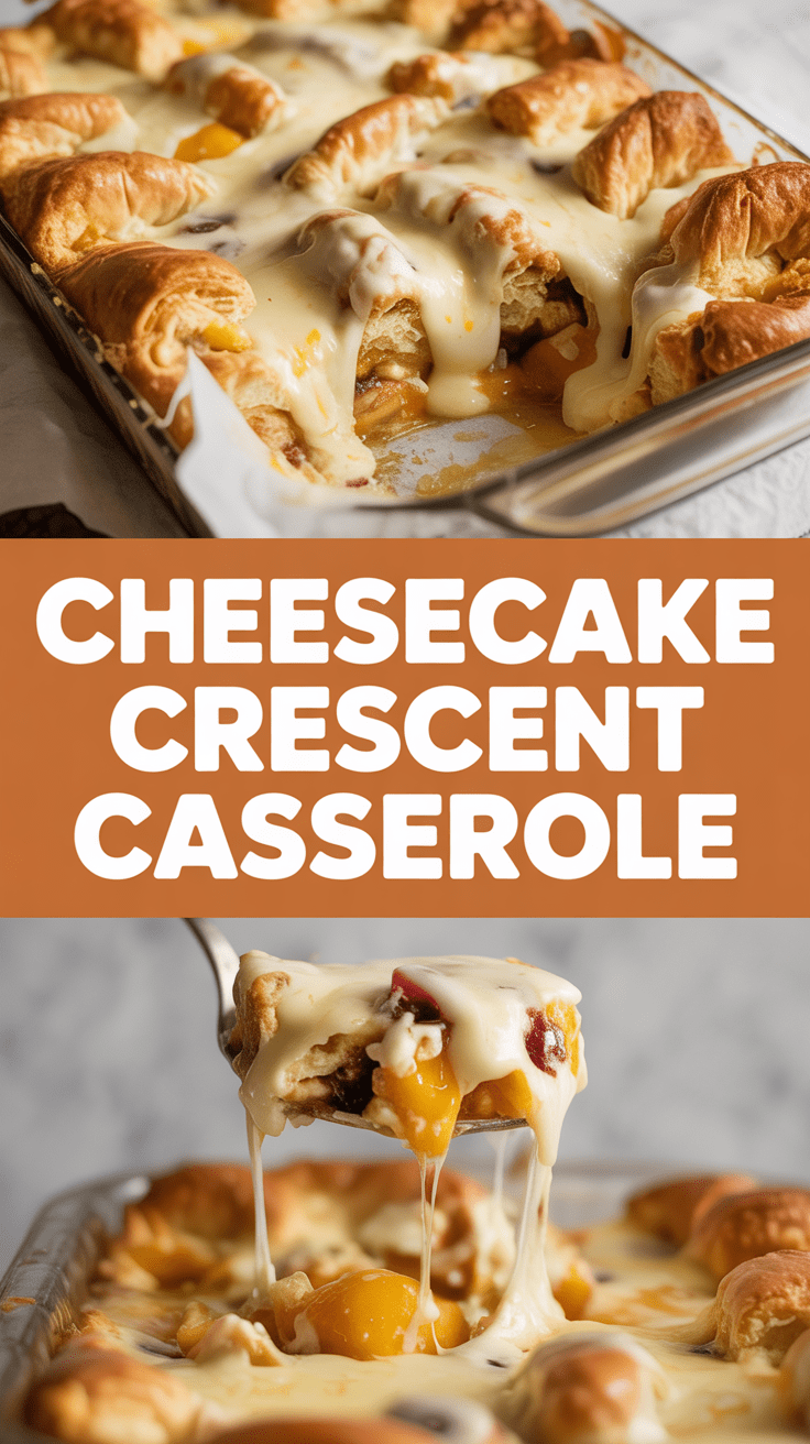 Cheesecake Crescent Casserole