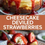 Cheesecake Deviled Strawberries Cheesecake Deviled Strawberries