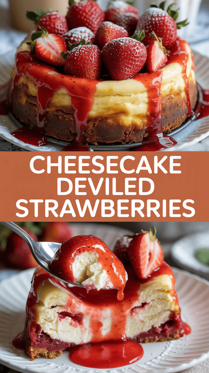 Cheesecake Deviled Strawberries